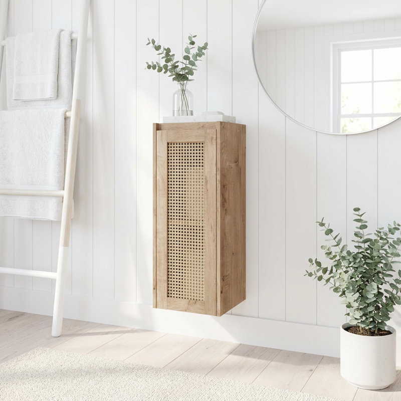 Armoire de rangement murale pour salle de bain avec portes à fermeture en douceur et conception flottante