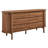 Cadence 6-Drawer Curved Dresser In Walnut-117805731