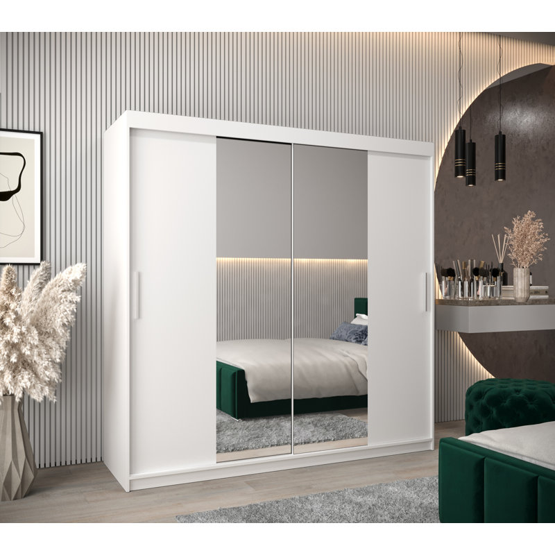Atoria 2 Door Wardrobe, White Matt