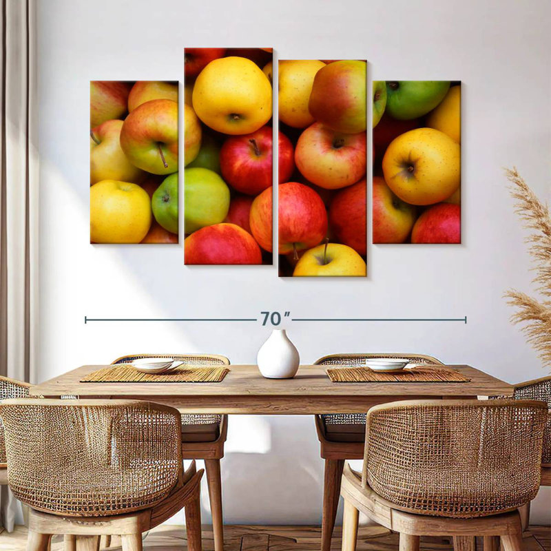 Yarlin Pile Of Apples, 42" H x 68" W