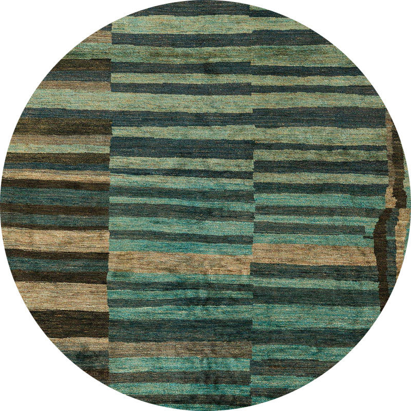 Abstract Indoor Rug, Round 3'