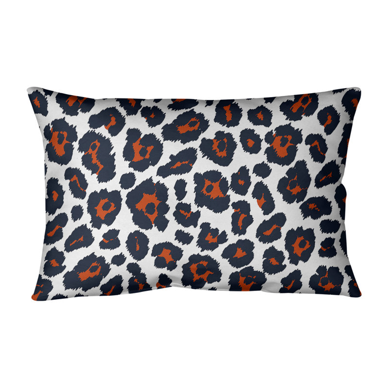 Housse de coussin rectangulaire Chicago football, Simili daim, Blanc