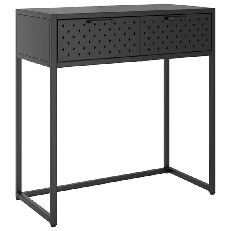 Console en bois de sheesham massif 47,2 po x 11,8 po x 29,5 po