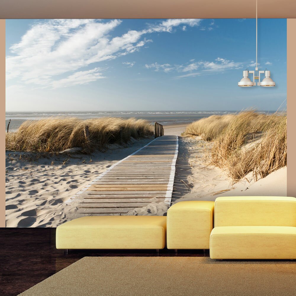 Fototapete Langeoog - Strand an der Nordsee 231 cm x 300 cm