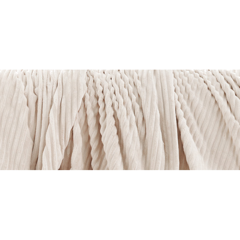 Rolfes Throw Blanket, Ivory, W240 x L300cm