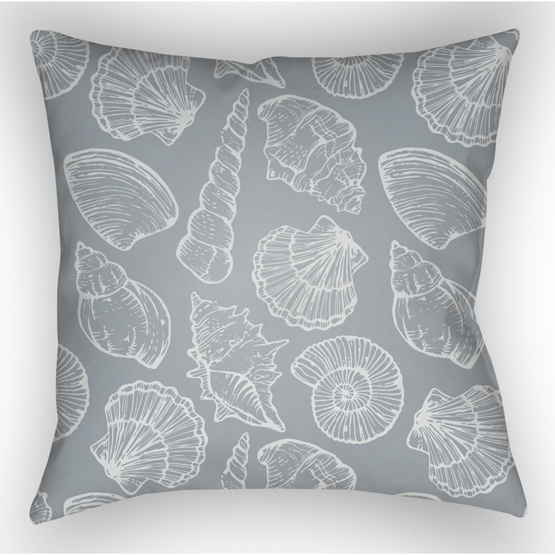 Outdoor Throw Pillow, 18" H x 18" W x 4" D, Brown