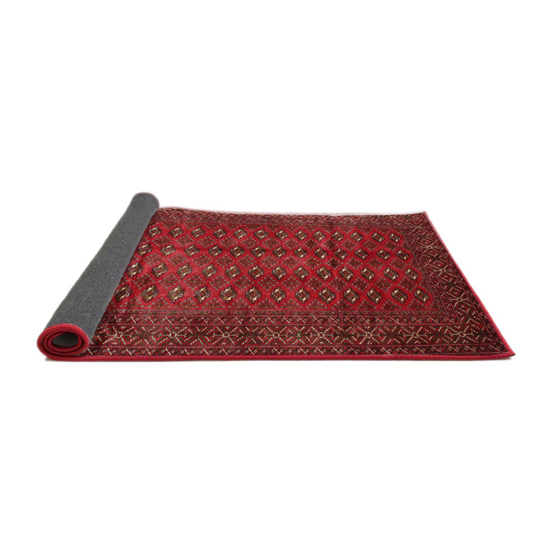Tapis rouge à motif sud-ouest, Rond 6 pi