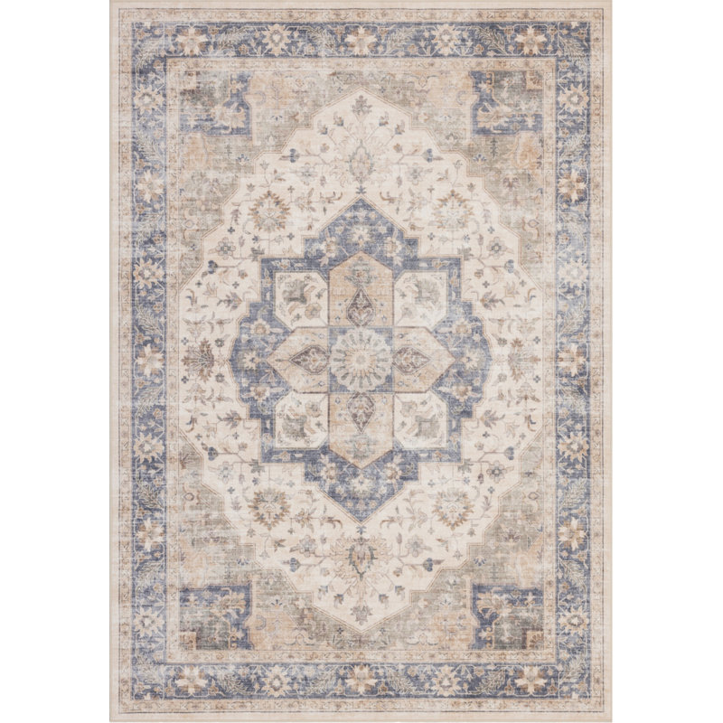 Tapis décoratif, esthétique traditionnelle intemporelle, velours court et durable, convient aux portes, espace de vie / entrée