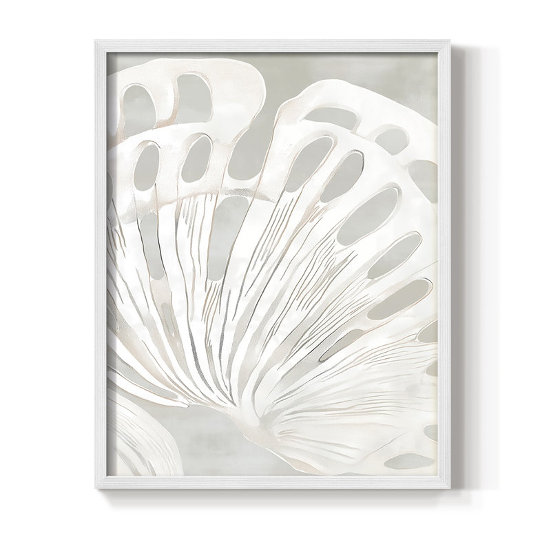 NAUTICAL Series XXV, reproduction encadrée - bois massif, H 30 po x l 24 po, Blanc