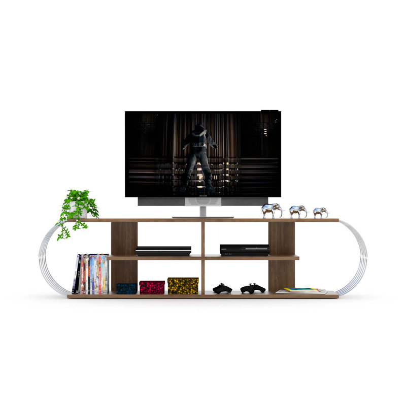 Meuble télé Mid Century, Noyer