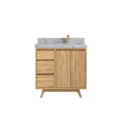 Meuble-lavabo simple l 36 po x P 22 po x H 36 po
