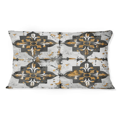 Rustic Tiles I - Coussin lombaire Farmhouse