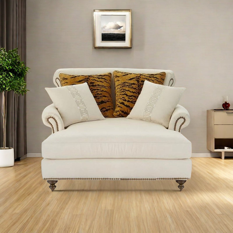 Fauteuil luxueux en pin