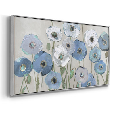Coquelicots - Toile tendue avec châssis tendue - Prêt à accrocher