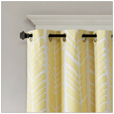 Panneau de rideau simple occultant en polyester Shylar