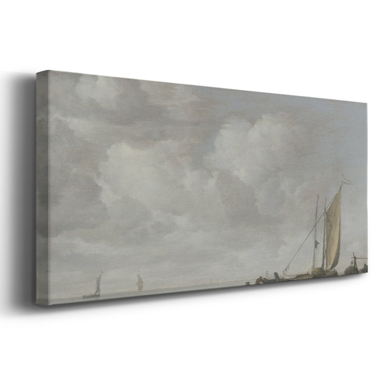 Nautical Series-CCXCVII- Toile tendue avec châssis - Prêt à accrocher, H 12 po x l 30 po