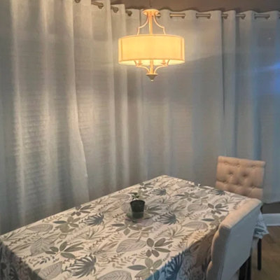 Ballwin 3 - Light Dimmable Drum Chandelier