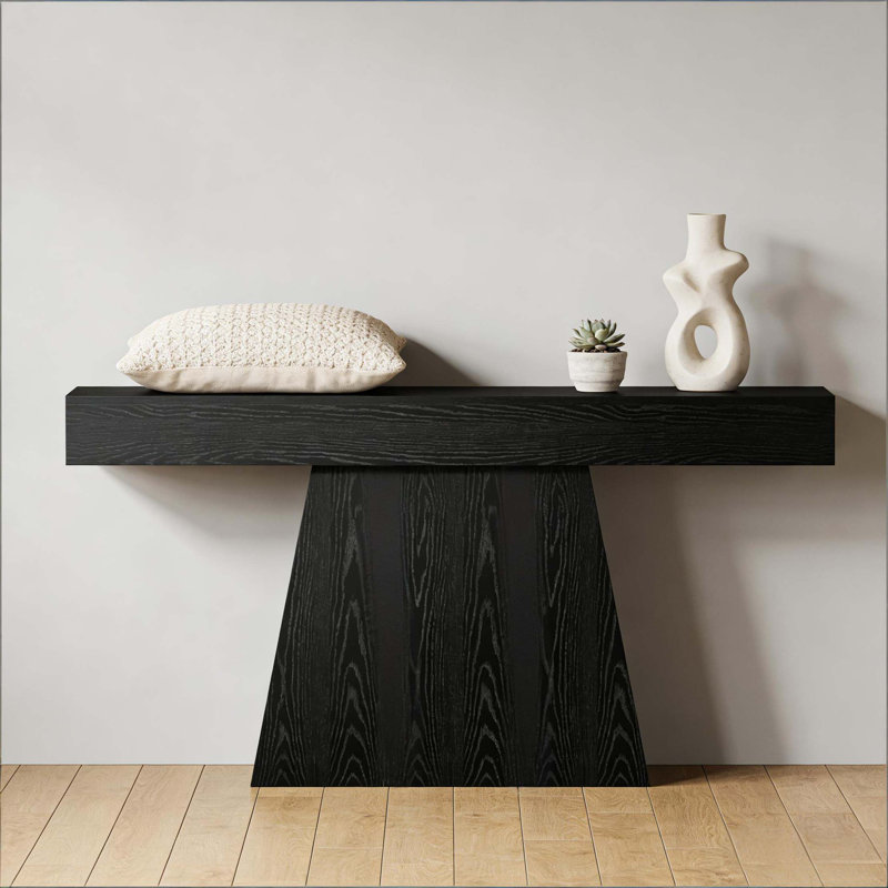 Practical Sofa Table,Hall Table,Entryway Table, Black