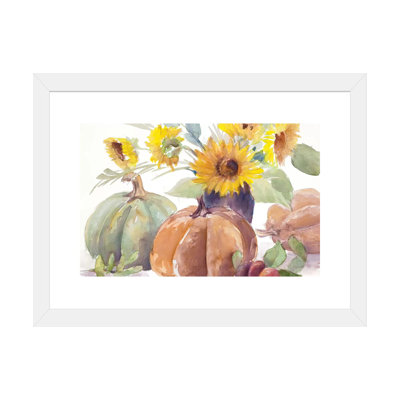 Tournesols et citrouilles Tawny par Lanie Loreth-reproduction d’art
