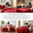 Southshore Fine Linens Vilano Oversized Quilt Set, Double-Brushed Microfiber Lightweight Quilted Bedding with Waffle Geometric Pattern and 2 King Pillow Shams, King/California King, Chili Pepper Red-1048792250-1001114976