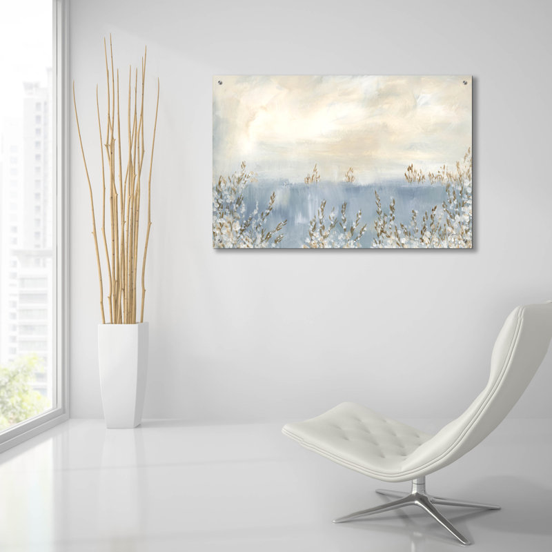 Art mural en verre Winston Porter «Serene Escape» par Yvette St. Amant, H 24 po x l 36 po x P 0,2 po