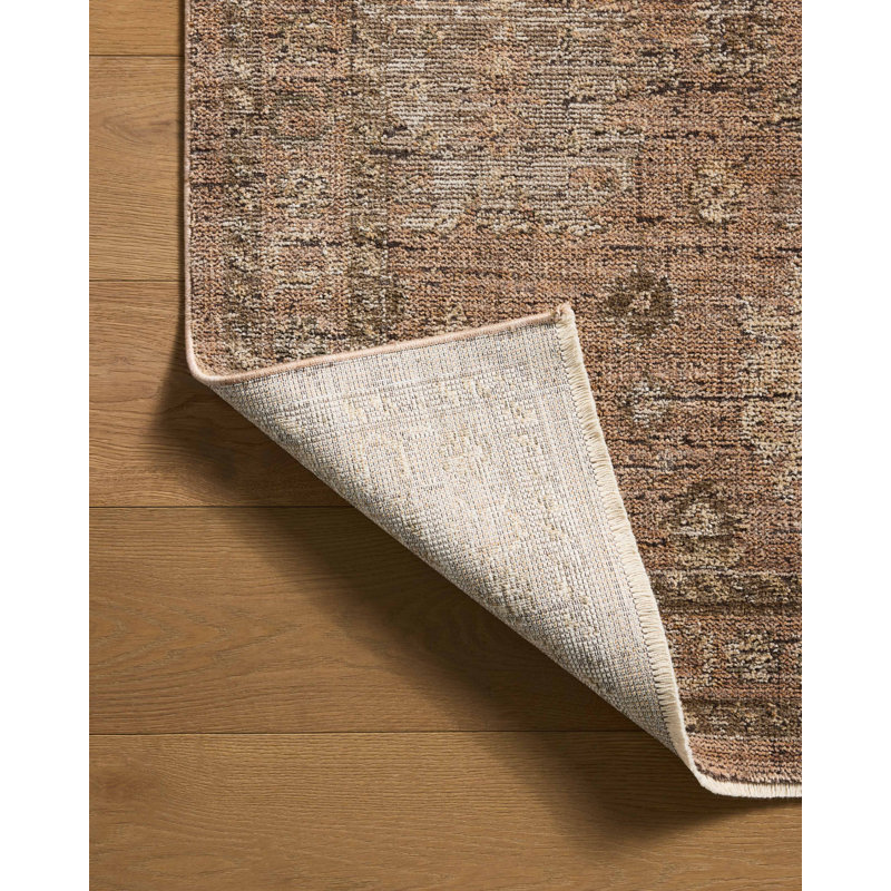 Jacobo Blush / Multi Area Rug, Round 7'10"
