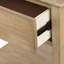 Table de chevet - Natural, table de chevet avec finition naturelle