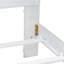 Ascan - Lit en bois massif - Très grand - Finition blanc patiné-1754857149