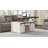 Farmhouse Lift Top Coffee Table With Sliding Barn Door, Storage Coffee Table With Hidden Storage Compartment