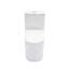 Toilette monobloc en céramique pour salle de bain, brute de 12 po, 1,1 / 1,6 GPF, double chasse avec siège à fermeture en douceur, double chasse puissante CARTE 800 g