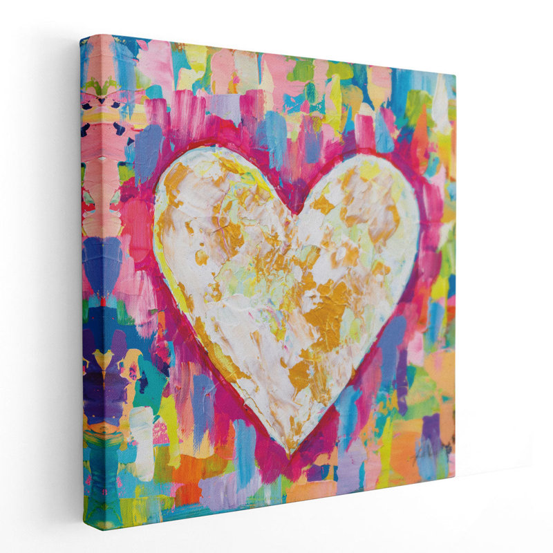 Pure Love - reproduction d'art sur toile, H 12 po x l 12 po