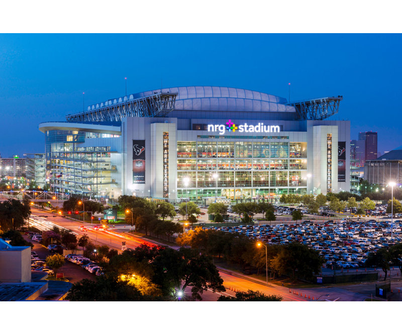 NRG Stadium, 12" H x 18" W