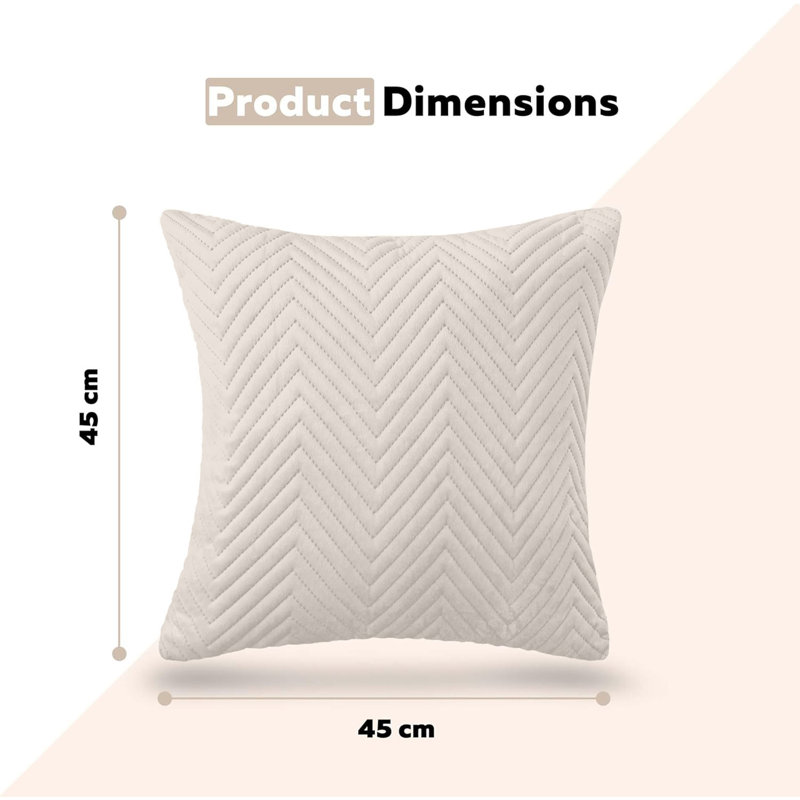 Square Scatter Cushion Cushion Cover, Beige