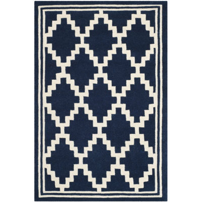 Geometric Wool Hand Woven Area Rug