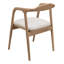 Chaise d'appoint moderne et rembourrée