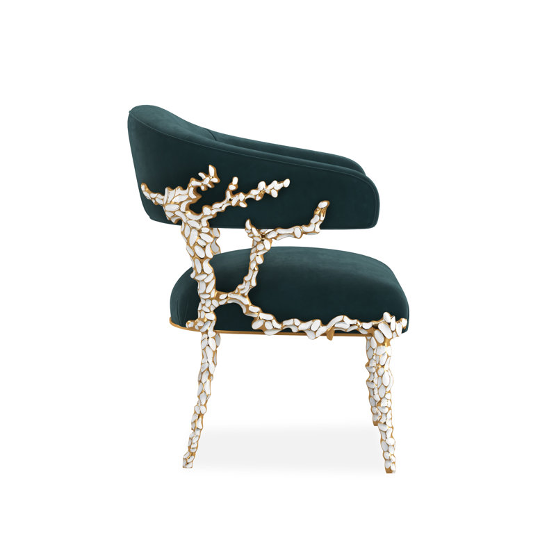 Glimmer Of Hope Barrel Chair, Green