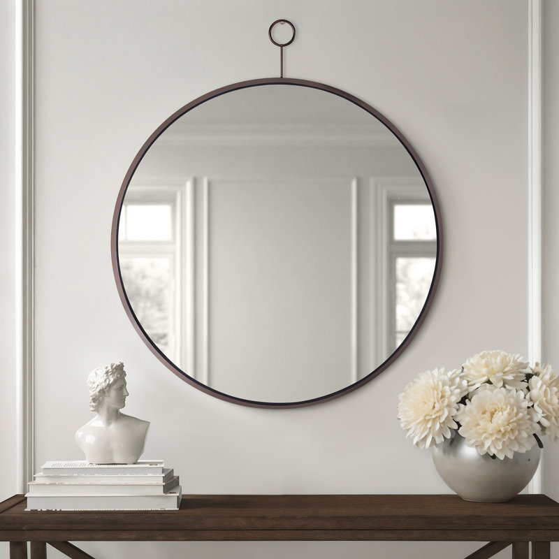 Miroir décoratif nickel