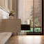 Meuble-lavabo mural simple 30 po avec surface solide blanche et 1 tiroir moderne 30 po-988595440