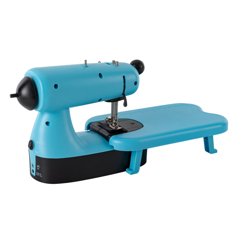 Mini machine à coudre portable, Bleu