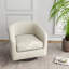 Bennett 73.1 Cm Wide Cotton Swivel Barrel Chair-82341195