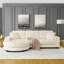 Canapé-lit modulaire rembourré Corduroy-116370693