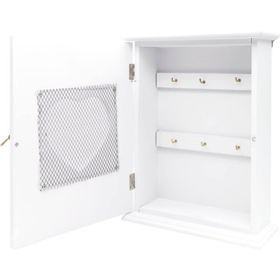Alixandra Manufactured Wood Wall Organizer with Key Hooks