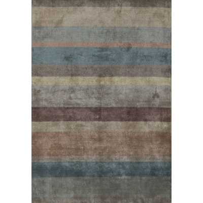 Hand-Knotted High-Quality Brown Area Rug