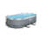 Bestway Power Steel 14' x 8.2' x 39.5" Oval Frame Above Ground Pool Set w/ Filter