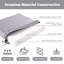 Coussin de chaise de patio avec poignée et attaches pour canapé de jardin, 19 po x 19 po x 3 po-1015537570-1017934624