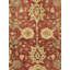 Tapis rouge / beige en laine noué à la main Denver