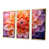 Toile avec cadre flottant or