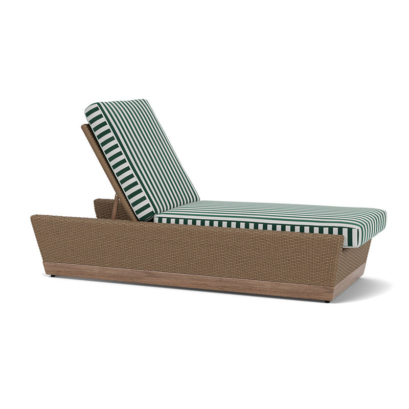 Charisma Pool Chaise, Safari/White Stripe