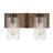 Sawyer 2-Light Dimmable Sequoia Vanity Light