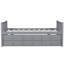 Lit de jour simple avec lit gigogne et 3 tiroirs, lit d'invité à cadre en bois, canapé-lit peu encombrant pour la chambre à coucher, sans sommier, gris-129021725